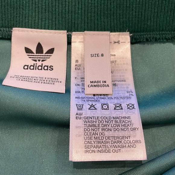 [Adidas original] green tight skirt - Picture 3 of 4